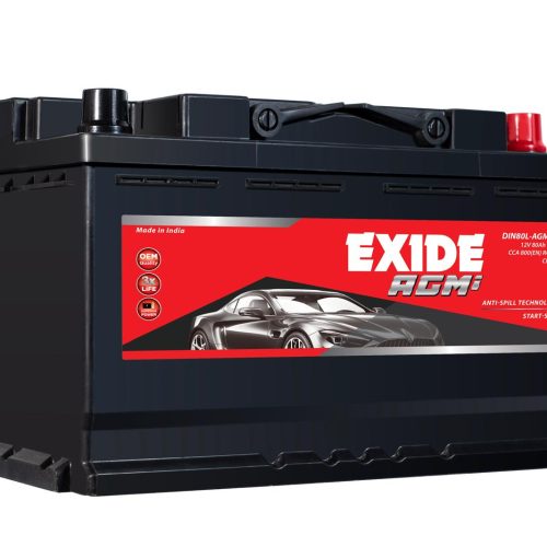 DIN95L-AGMi EXIDE Battery 95AH CCA850